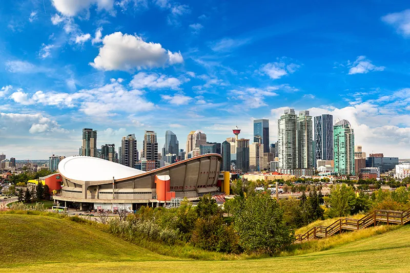 Calgary skyline photo